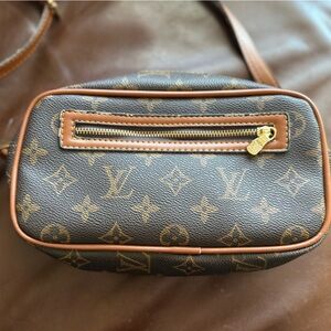 Brown Monogram Crossbody Bag